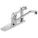 Delta 134 / 100 / 300 / 400 Series 300 Single Handle Kitchen Faucet with Integral Spray