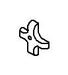 KOHLER 4 Arm Stop Handle
