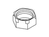 KOHLER Nut, Coupling 1/2-14 Npsm