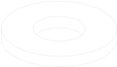 KOHLER Washer, .47 Id X .79 Od