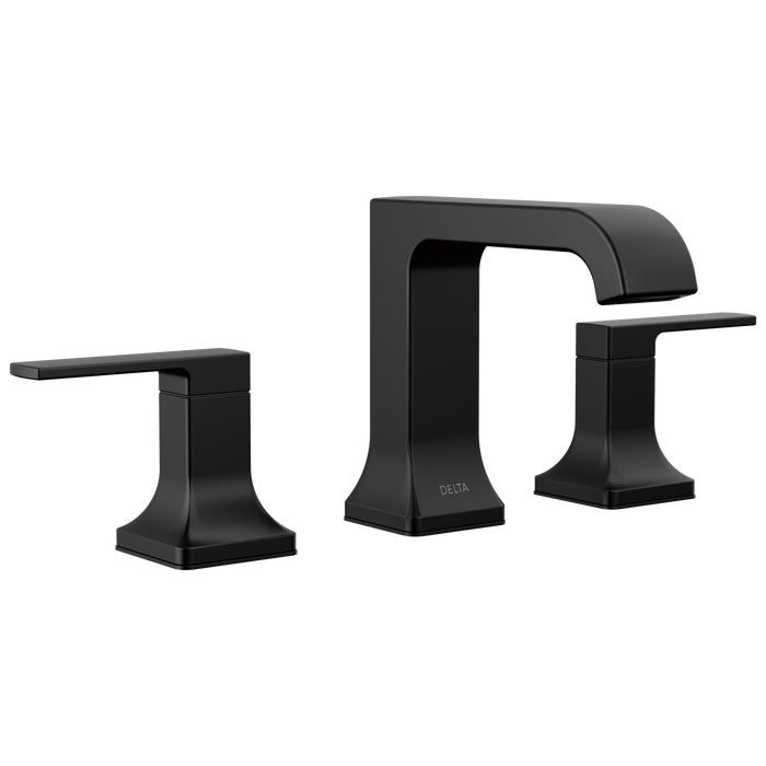 Delta Velum 3539LF Two Handle Widespread Bathroom Faucet - Matte Black