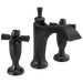 Delta Dorval 3557 Two Handle Widespread Bathroom Faucet - Matte Black