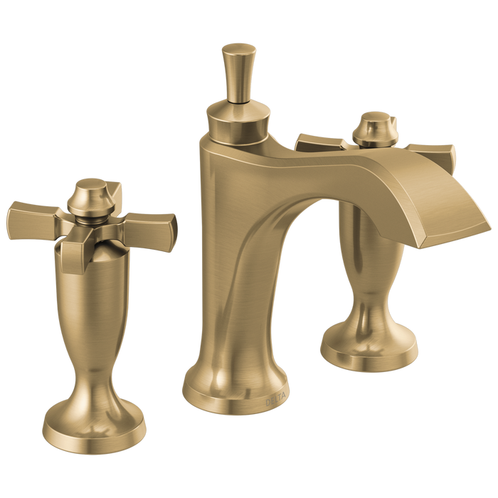 Delta Dorval 3557 Two Handle Widespread Bathroom Faucet - Champagne Bronze