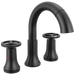 Two Handle Widespread Pull Down Bathroom Faucet