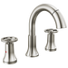 Two Handle Widespread Pull Down Bathroom Faucet