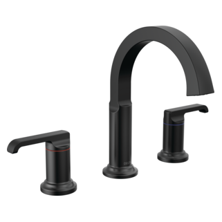 Delta Tetra: Two Handle Widespread Bathroom Faucet