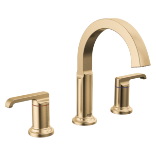 Delta Tetra: Two Handle Widespread Bathroom Faucet