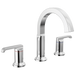 Delta Tetra: Two Handle Widespread Bathroom Faucet