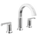 Delta Tetra 35587 Two Handle Widespread Bathroom Faucet