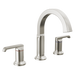 Delta Tetra: Two Handle Widespread Bathroom Faucet
