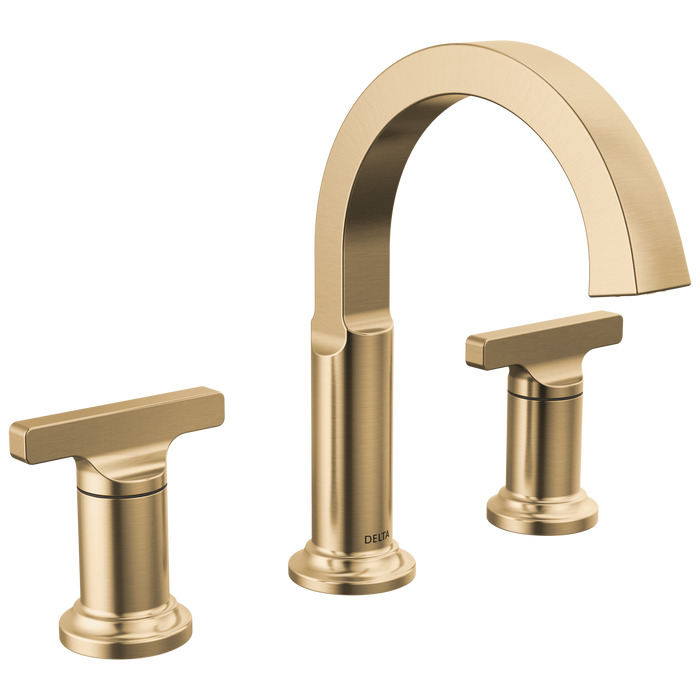 Delta Tetra 355887 Two Handle Widespread Bathroom Faucet - Lumicoat Champagne Bronze
