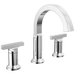 Delta Tetra 355887 Two Handle Widespread Bathroom Faucet - Lumicoat Chrome