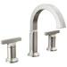 Delta Tetra 355887 Two Handle Widespread Bathroom Faucet - Lumicoat Stainless