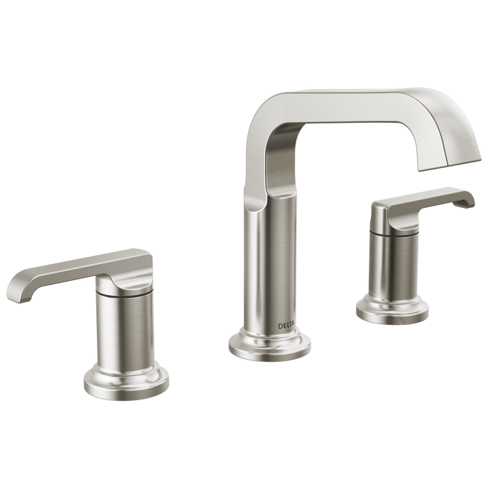 Delta Tetra 35589 Two Handle Widespread Bathroom Faucet - Lumicoat Stainless