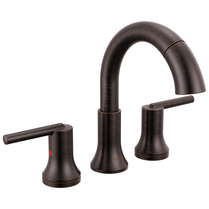 Two Handle Widespread Pull Down Bathroom Faucet