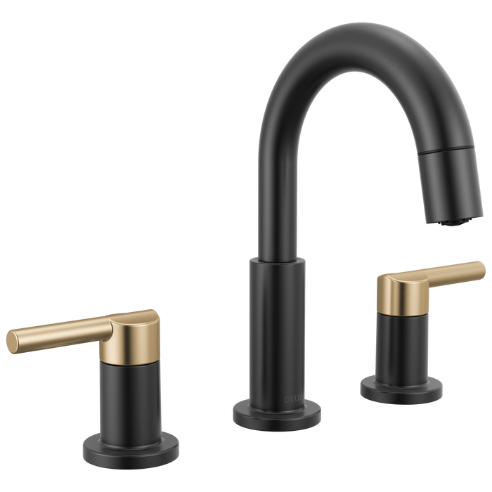 Delta Nicoli 35849LF Two Handle Widespread Pull-Down Bathroom Faucet