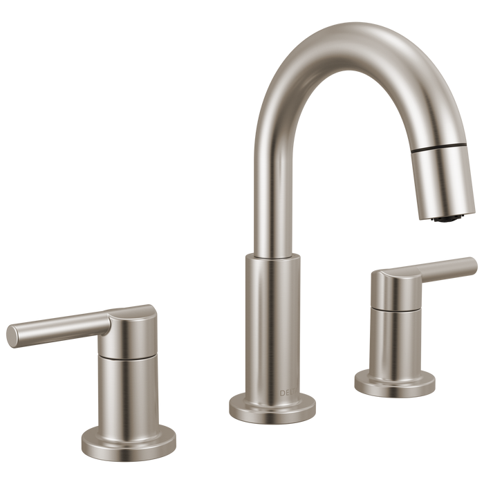 Delta Nicoli 35849LF Two Handle Widespread Pull-Down Bathroom Faucet