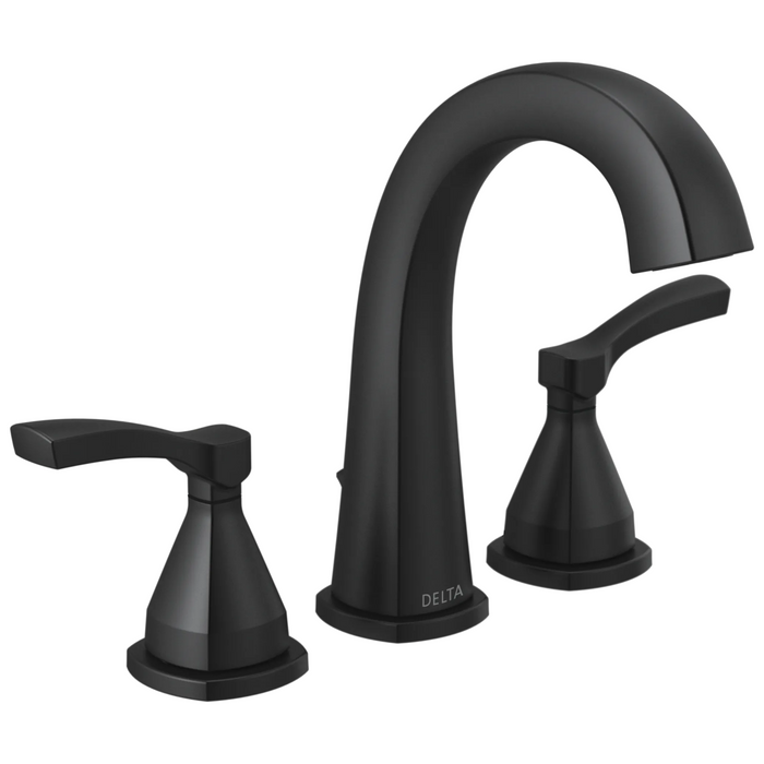 Delta Stryke 35775 Widespread Faucet - Matte Black