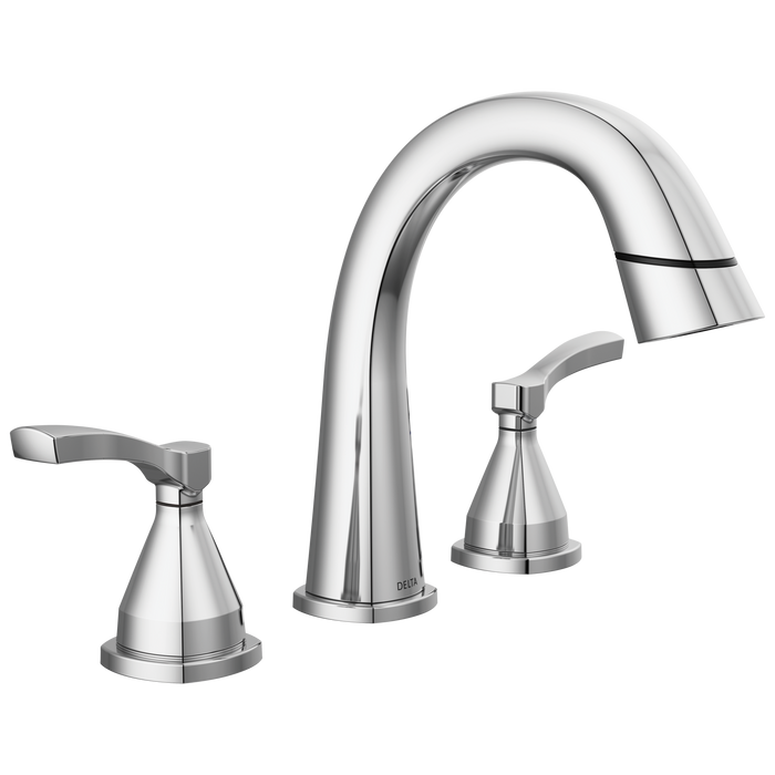 Two Handle Widespread Pull-Down Bathroom Faucet