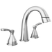 Two Handle Widespread Pull-Down Bathroom Faucet