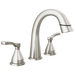 Delta Stryke: Two Handle Widespread Pull Down Bathroom Faucet
