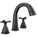 Delta Stryke 35775 Two Handle Widespread Pull Down Bathroom Faucet