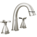 Delta Stryke 35775 Two Handle Widespread Pull Down Bathroom Faucet