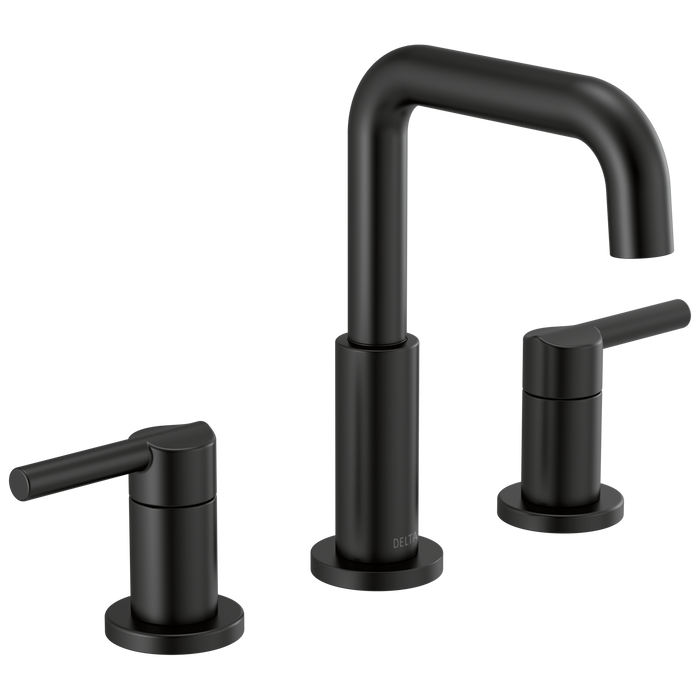 Delta Nicoli 35849LF Two Handle Widespread Bathroom Faucet - Matte Black