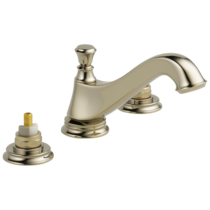 Delta Cassidy Two Handle Widespread Bathroom Faucet Low Arc Spou