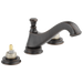 Two Handle Widespread Bathroom Faucet - Low Arc Spout - Less Handles