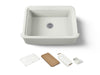KOHLER K-36251-PC Audrine 32-1/2" undermount single-bowl farmhouse workstation kitchen sink