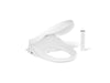 KOHLER K-39400 PureWash E835 Round-front Bidet Toilet Seat with Remote Control - angled product view