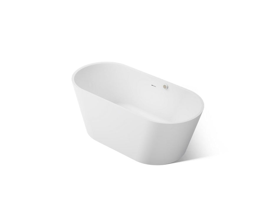 KOHLER K-40224-GH Evok 66" x 30" Freestanding Heated BubbleMassage™ Air Bath - angled product view
