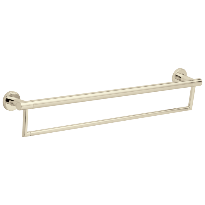 Delta BathSafety 41519 24" Contemporary Towel Bar with Assist Bar