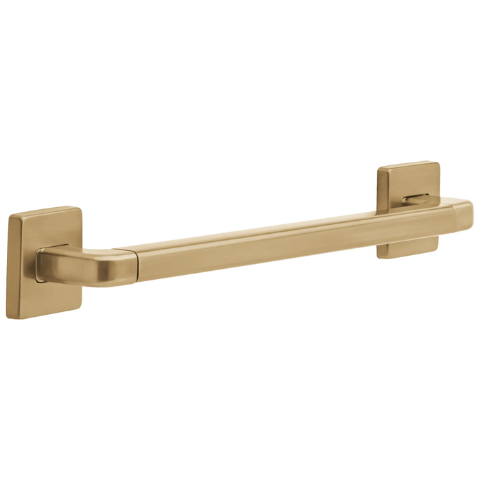 Delta BathSafety 41918 18" Angular Modern Decorative ADA Grab Bar - Champagne Bronze