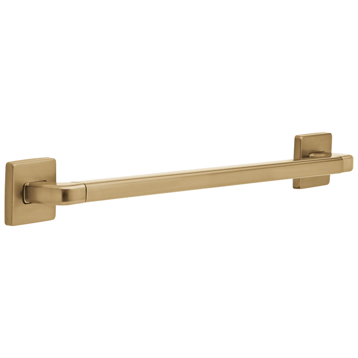Delta BathSafety 41924 24" Angular Modern Decorative ADA Grab Bar - Champagne Bronze