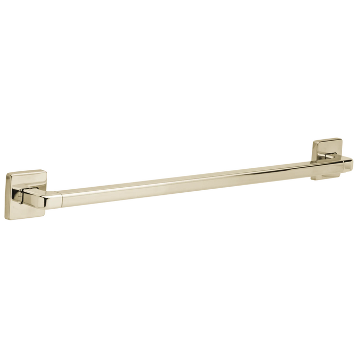 Delta BathSafety 41924 24" Angular Modern Decorative ADA Grab Bar - Polished Nickel