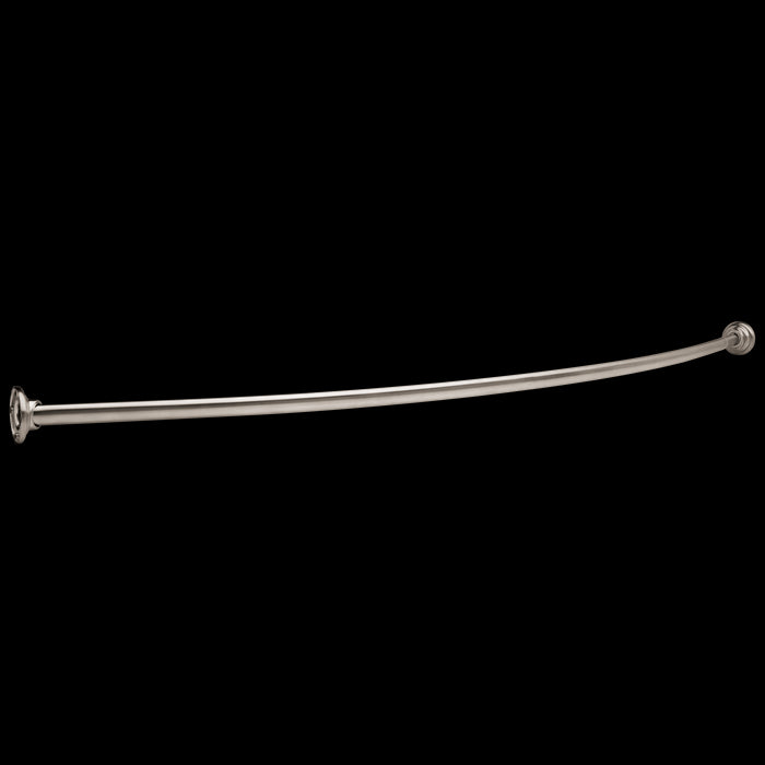 Delta: 1" x 5' Shower Curtain Rod with Brackets (6" Bow)