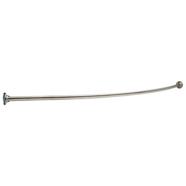 Delta 42206 1" x 6' Curved Shower Rod with Brackets, 6" Bow