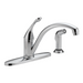 Delta Collins 440 Single Handle Kitchen Faucet with Spray - Chrome