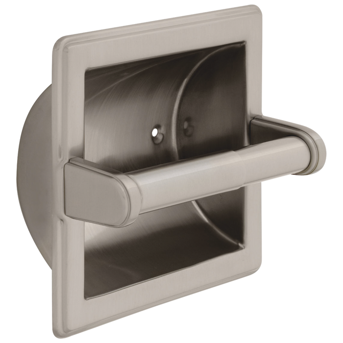 Delta 45072 Brass Recessed Paper Holder with Brass Roller