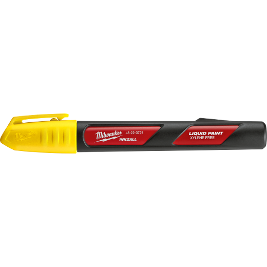 Milwaukee 48-22-3721 INKZALL Yellow Liquid Paint Marker