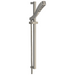 Delta Universal Showering Components: H2OKinetic4-Setting Slide Bar Hand Shower