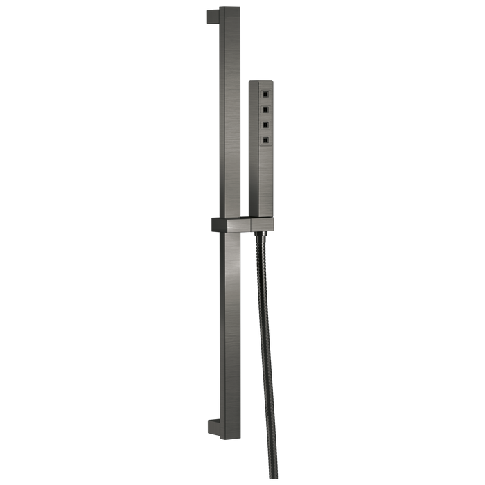 Delta Universal Showering Components: H2OKineticSingle-Setting Slide Bar Hand Shower