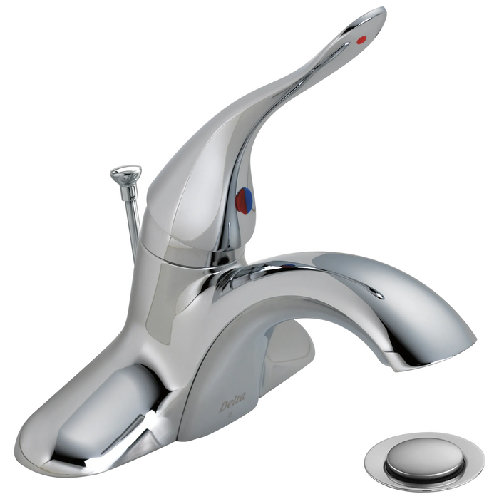 Commercial HDF 515LF Single Handle Centerset Lavatory Faucet - Chrome