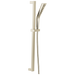 Delta Universal Showering Components: H2OKinetic3-Setting Slide Bar Hand Shower