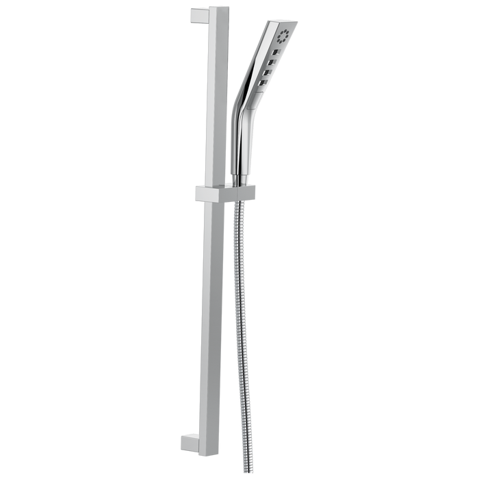 Delta Universal Showering Components: H2OKinetic3-Setting Slide Bar Hand Shower