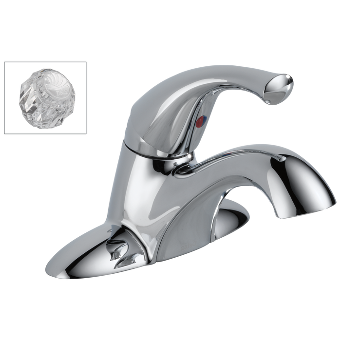 Delta Classic 521 Single Handle Centerset Bathroom Faucet - Chrome