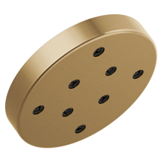 Delta Universal Showering Components: H2Okinetic Single-Setting Metal Raincan Shower Head