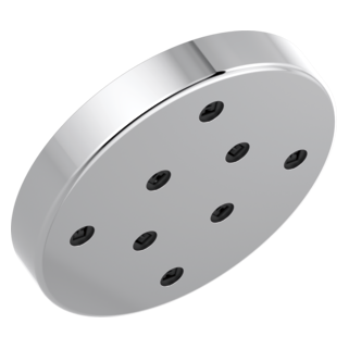 Delta Universal Showering Components: H2Okinetic Single-Setting Metal Raincan Shower Head